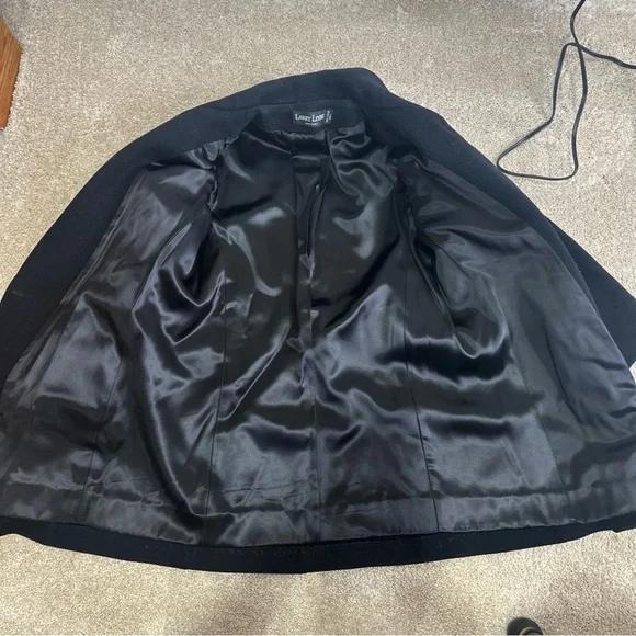 Larry Levine Black Satin-Lined Jacket - Picture 3 of 7